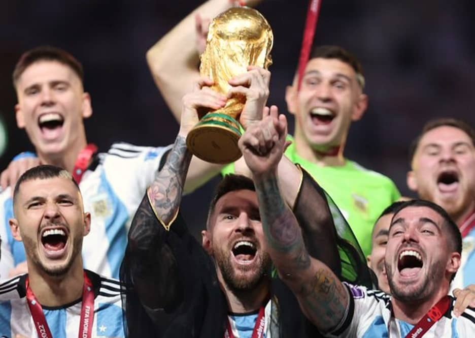 Argentina, campeón del mundo y Messi levanta la Copa del Mundial Qatar 2022