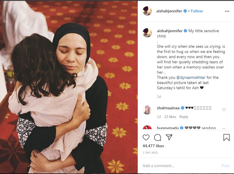 Postingan adik Ashraf Sinclair.
