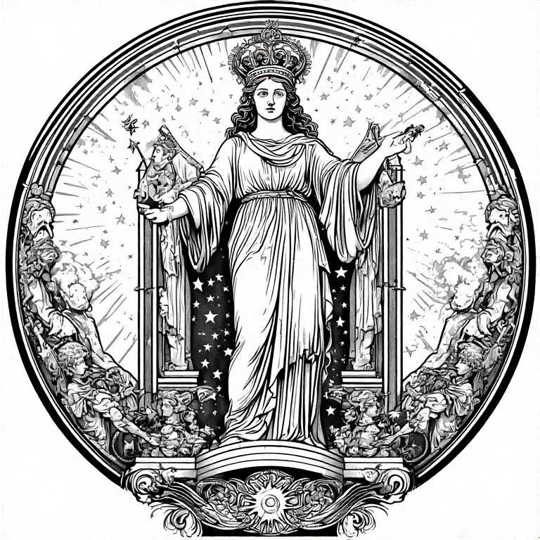 Monochromatic-illustration-of-5