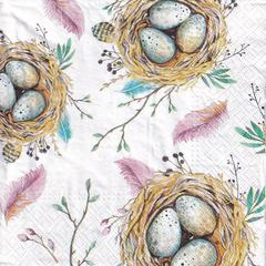 Easter Napkins EASTER NEST 40pcs Lunch Napkins Paper Napkins Spring Easter Napkins Paper Decoupage P