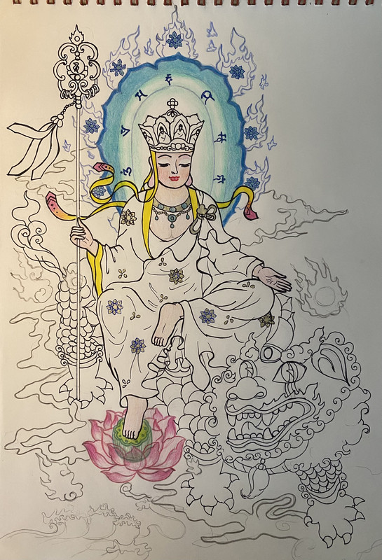 02 Ve Tranh Dia Tang Bo Tat (13)