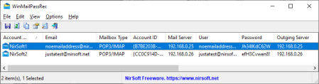WinMailPassRec 1.00