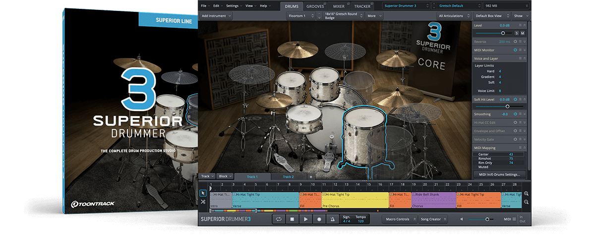 Toontrack Superior Drummer v3.2.5 (Update Only)