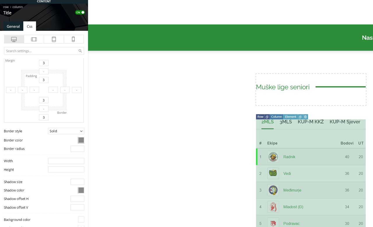 Screenshot 2026 06 04 at 12 58 30 Edit Post Naslovnica Košarkaški savez Koprivničko križevačke ž