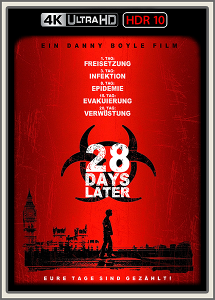 28 Days Later 2002 DE DL DTSHD 2160p UpsUHD REGRADED HDR10 x265-kellerratte 28 Days Later 2002 DE DL DTSHD 2160p UpsUHD REGRADED HDR10 x265-kellerratte