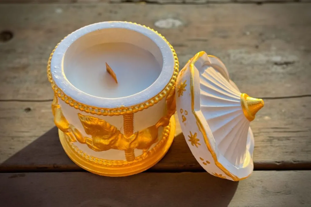Idei decor cu lumânări Melted Moments