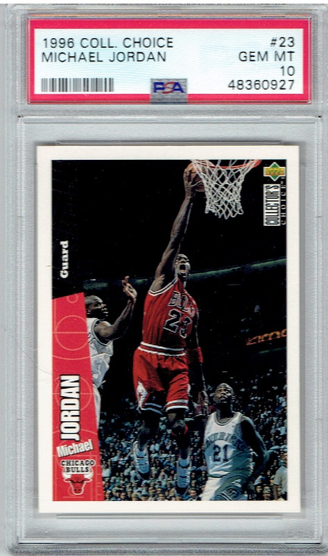 1996 Coll Choice_23 Michael Jordan PSA 10 (2)