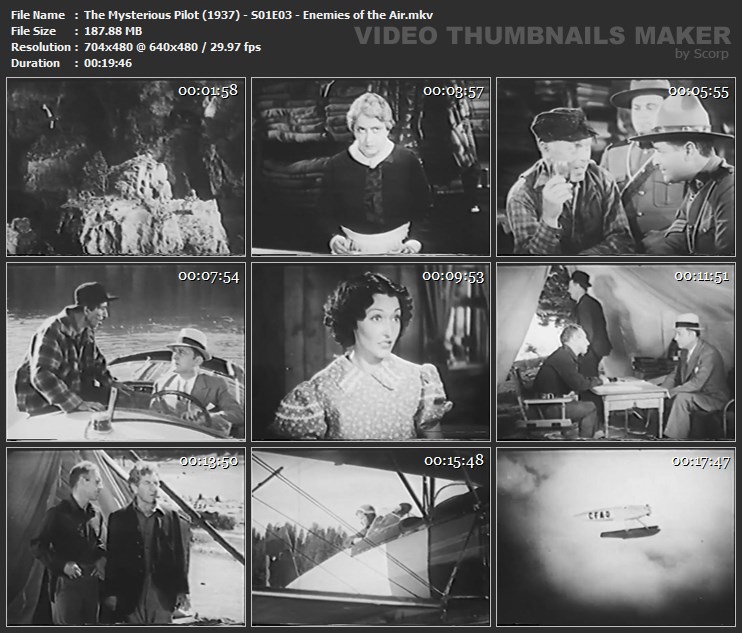 The Mysterious Pilot (1937) - S01E03 - Enemies of the Air.mkv