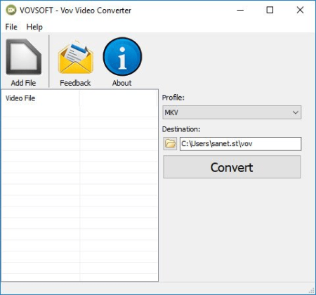 VovSoft Video Converter 2.3.0.0