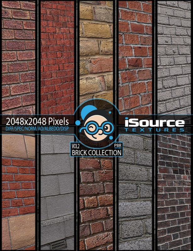 Brick Collection Merchant Resource - Vol2 (PBR Textures)
