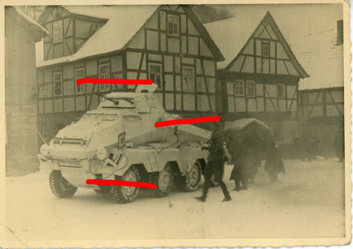 Panzerspähwagen Panzer Tank 8 Rad Tarn Camo Foto