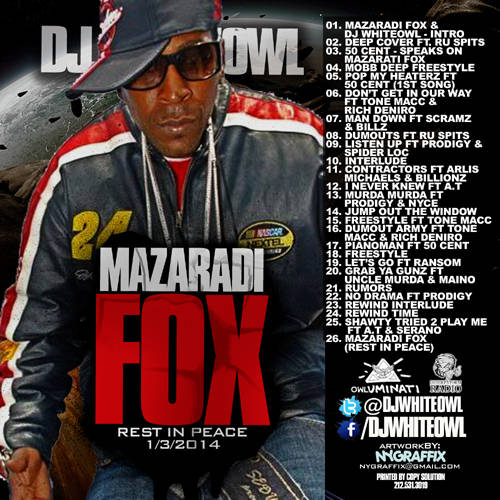 Mazaradi Fox - Rest In Peace 1-3-2014 (Cover)