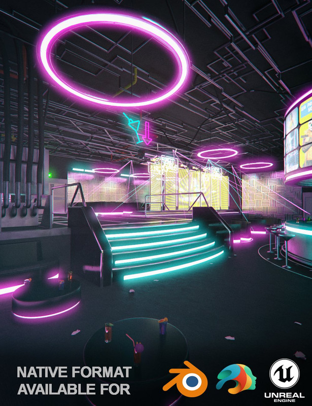 Cyberpunk Night Club