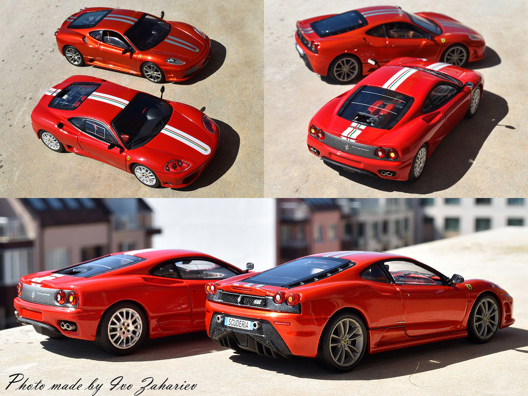 '03 Ferrari 360 Challenge Stradale & '07 F430 Scuderia (Hot Wheels Elite & IXO)_02_