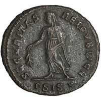 Glosario de monedas romanas. SECURITAS. 6