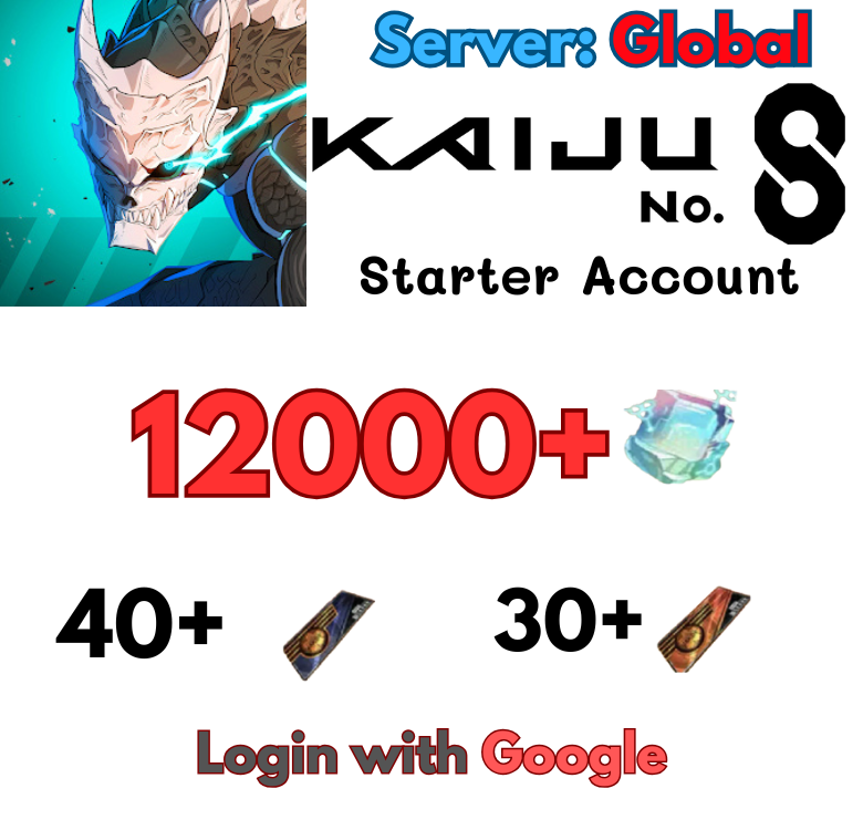 [Global] KAIJU NO. 8 THE GAME reroll Account