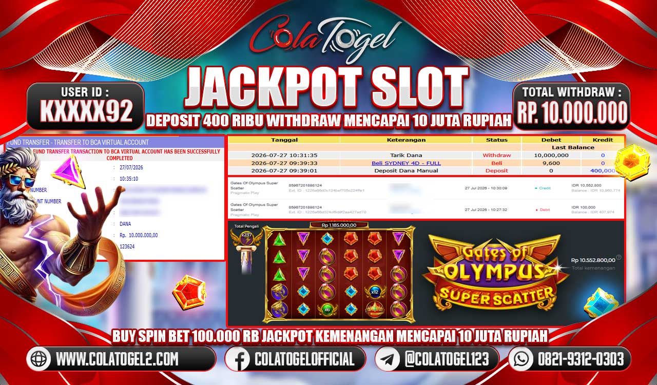 JACKPOT SLOT GACORR!!