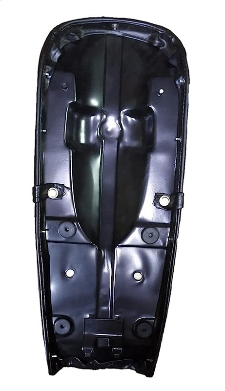 Yamaha RX100 RX125 Seat Assembly Black With Metal Steel