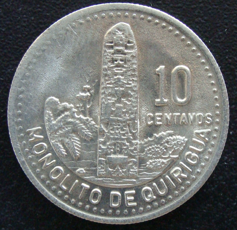 10 Centavos Quetzal. Guatemala (1991) GUA-10-Centavos-Quetzal-1991-rev