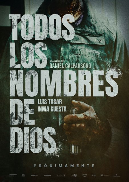 PÓSTER DE “TODOS LOS NOMBRES DE DIOS” QUE SE ESTRENARÁ EN CINES EL 15 DE SEPTIEMBRE