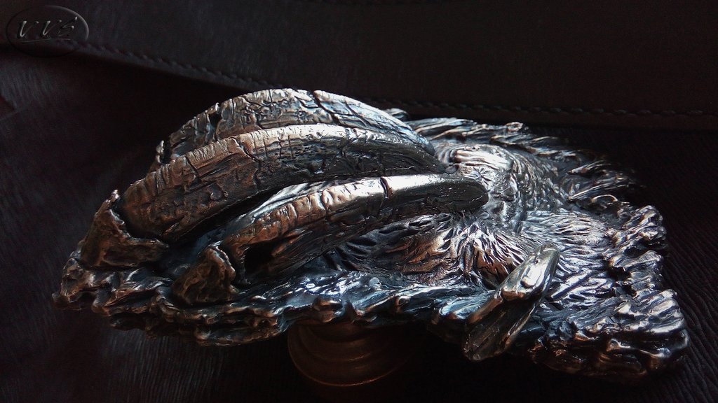 пряжка медведь литая большая нейзильбер6