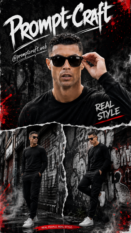 Example result for: Streetwear Editorial Collage