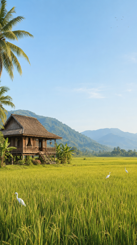 Sawah Padi Klasik