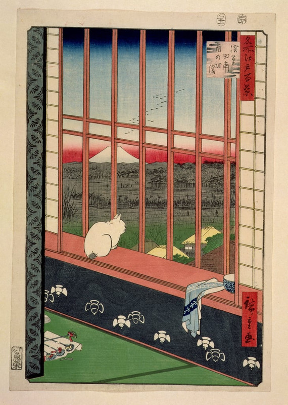 Utagawa_Hiroshige_-_Asakusa_Rice_Fields_During_the_Festival_of_the_Cock_c1857_(coloured_woodblock_pr