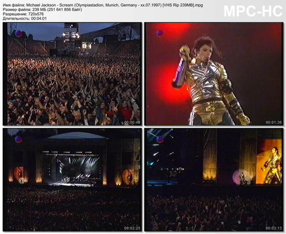 Michael Jackson - Scream (Olympiastadion, Munich, Germany - xx.0