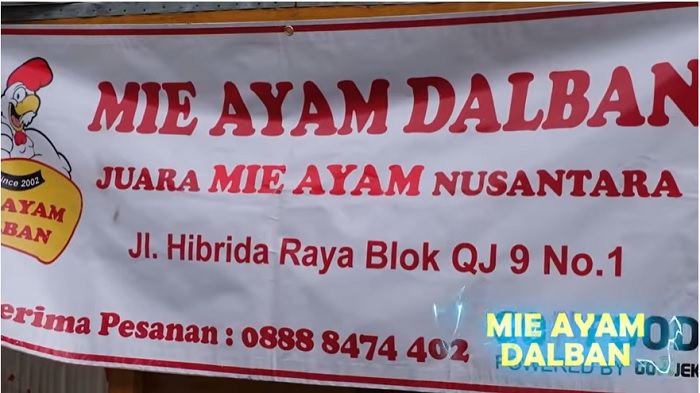 Mie Ayam Dalban.