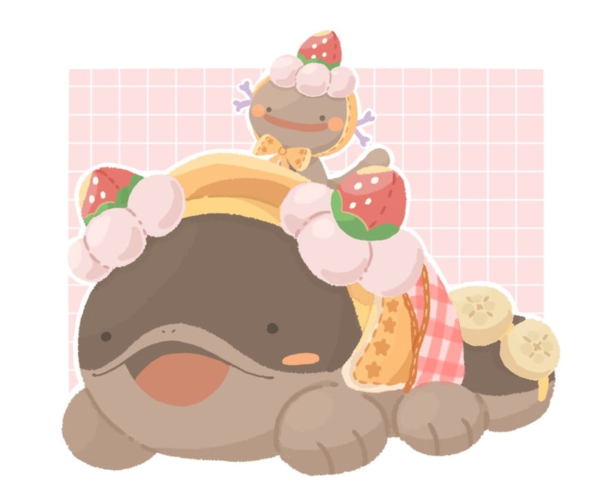 clodsire-and-paldean-wooper-pokemon-draw