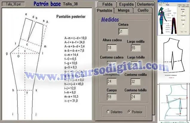 curso corte confeccion patronaje camisa patron blusas dama