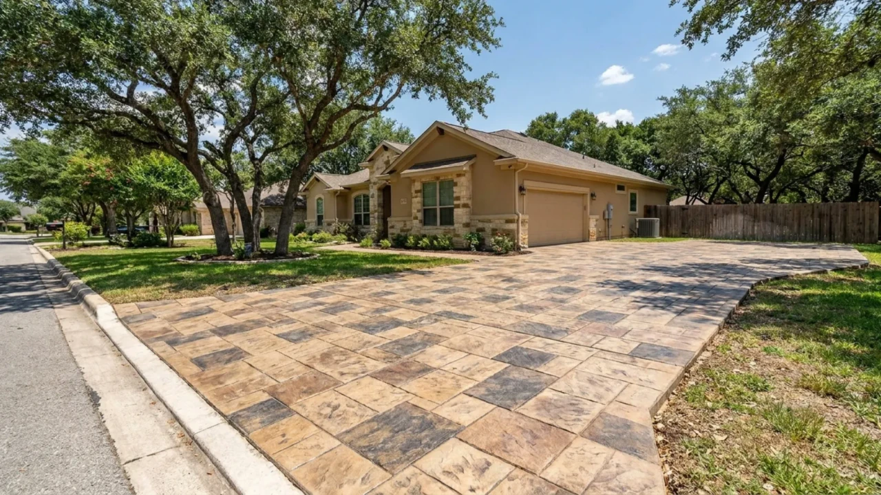 Stamped Concrete Driveway Quote San Antonio Written Specification