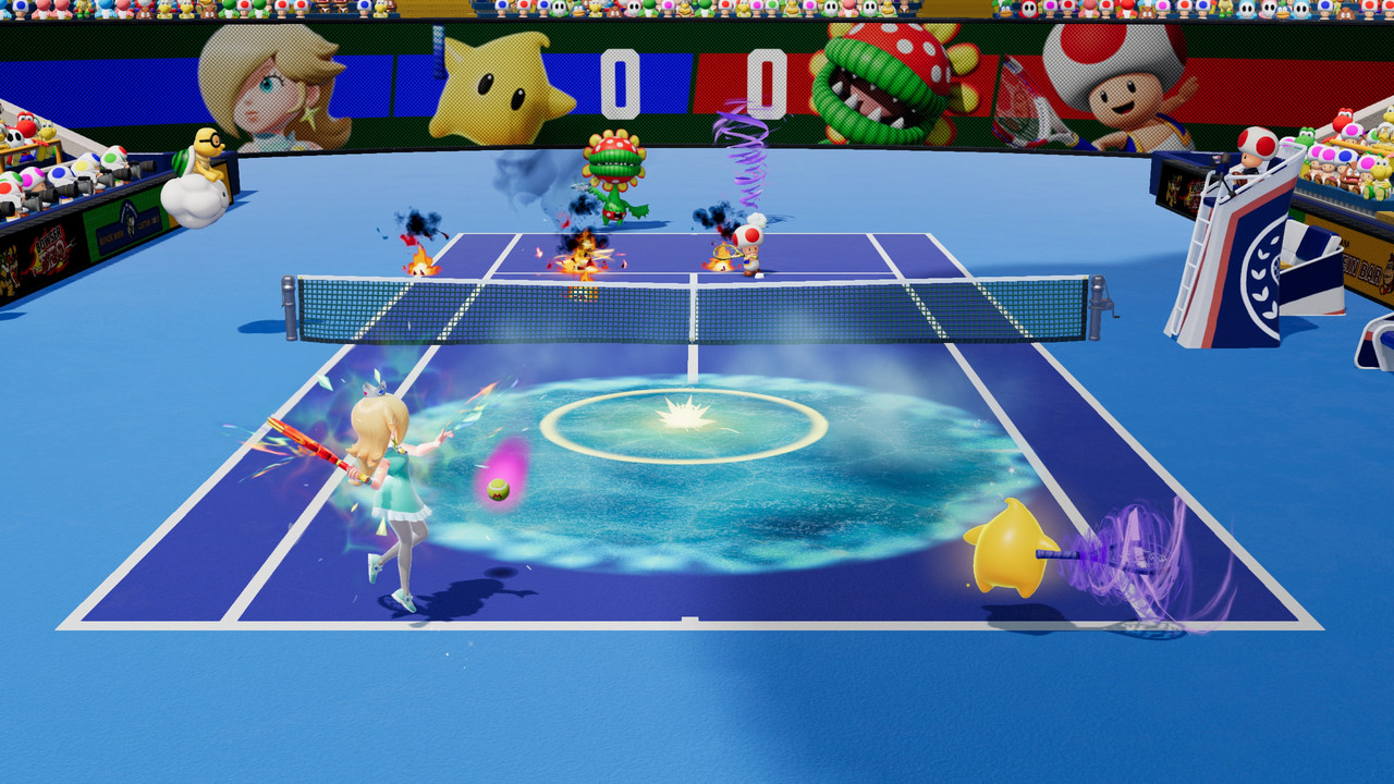 Mario Tennis Fever - Fever Shot gameplay