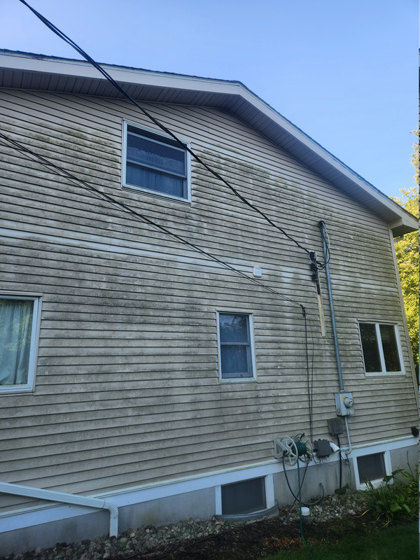 House wash before