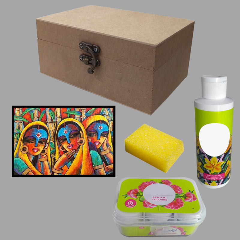 Image Transfer on MDF Box DIY Kit