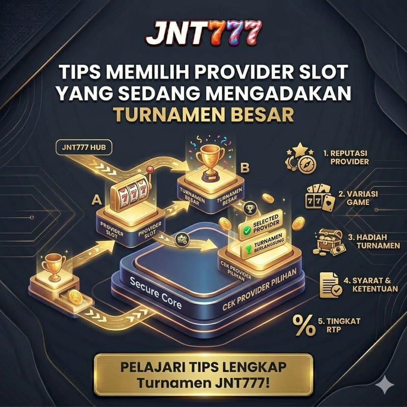 Tips Memilih Provider Slot di Jnt777 yang Sedang Mengadakan Turnamen Besar