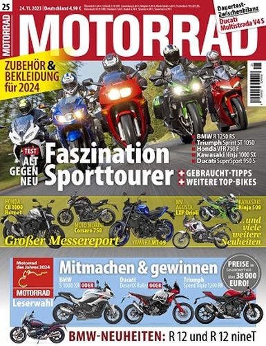 Cover: Motorrad Magazin No 25 vom 24  November 2023