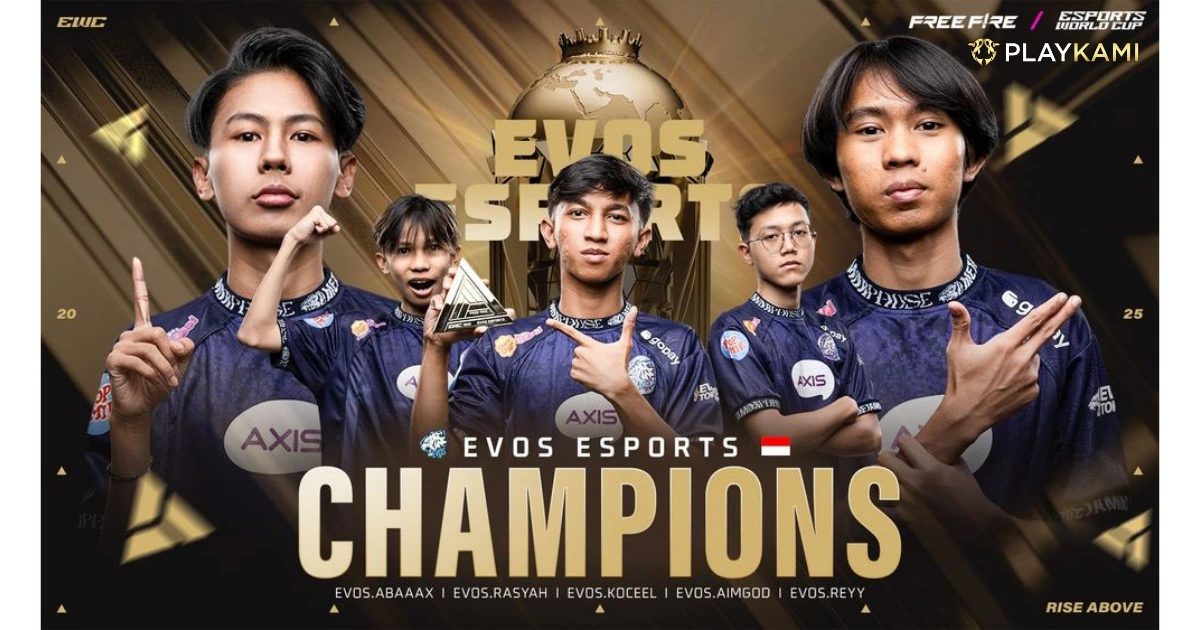 EVOS Divine Juara EWC Free Fire 2025