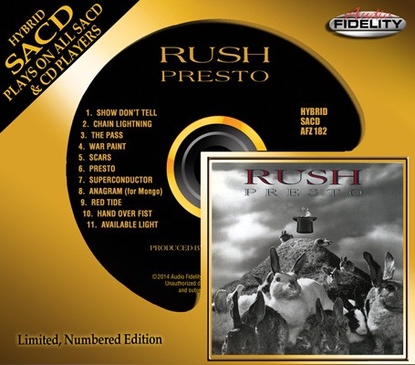 Rush - Presto (1989) [2014, Audio Fidelity Remastered, CD-Layer + Hi-Res SACD Rip]