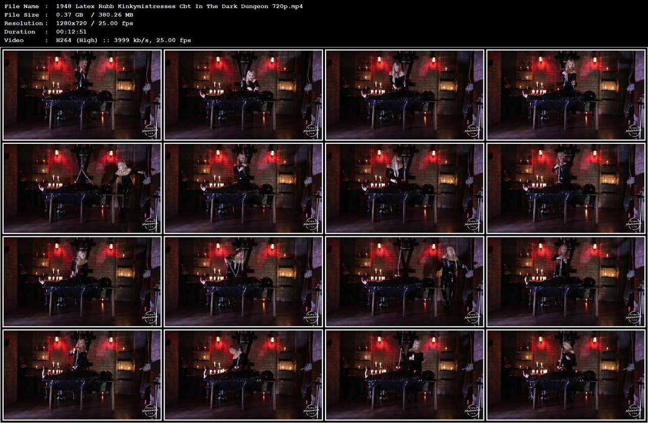 1948 Latex Rubb Kinkymistresses Cbt In The Dark Dungeon 720p mp4