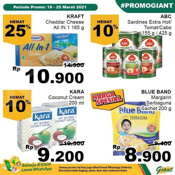 Katalog Promo Giant 19-25 Maret 2021 
