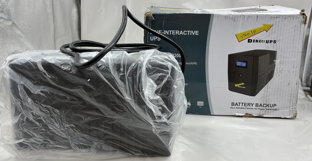 DIRECT UPS VP2000 2000VA 1200W LINE INTERACTIVE UPS BATTERY BACKUP AVR USB