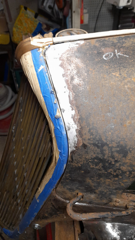 Alignement capot calandre après modif