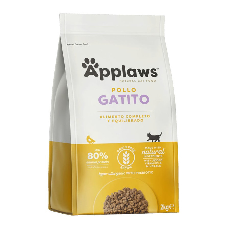 Applaws Kitten pienso con pollo para gatitos 2kg APL4021 M new
