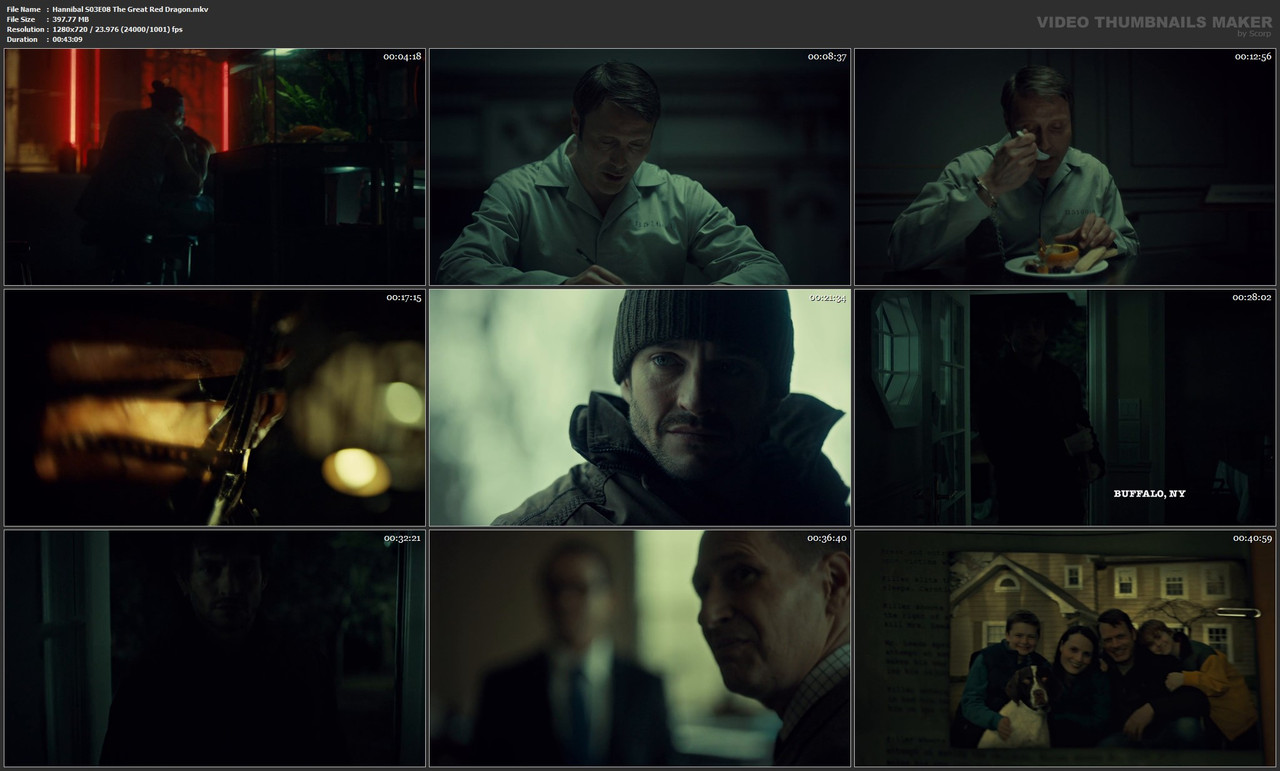 Hannibal S03E08 The Great Red Dragon.mkv