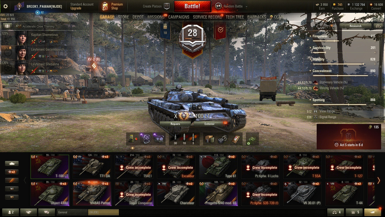 Commander's Vision System Goodbye concealment mechanic in WoT