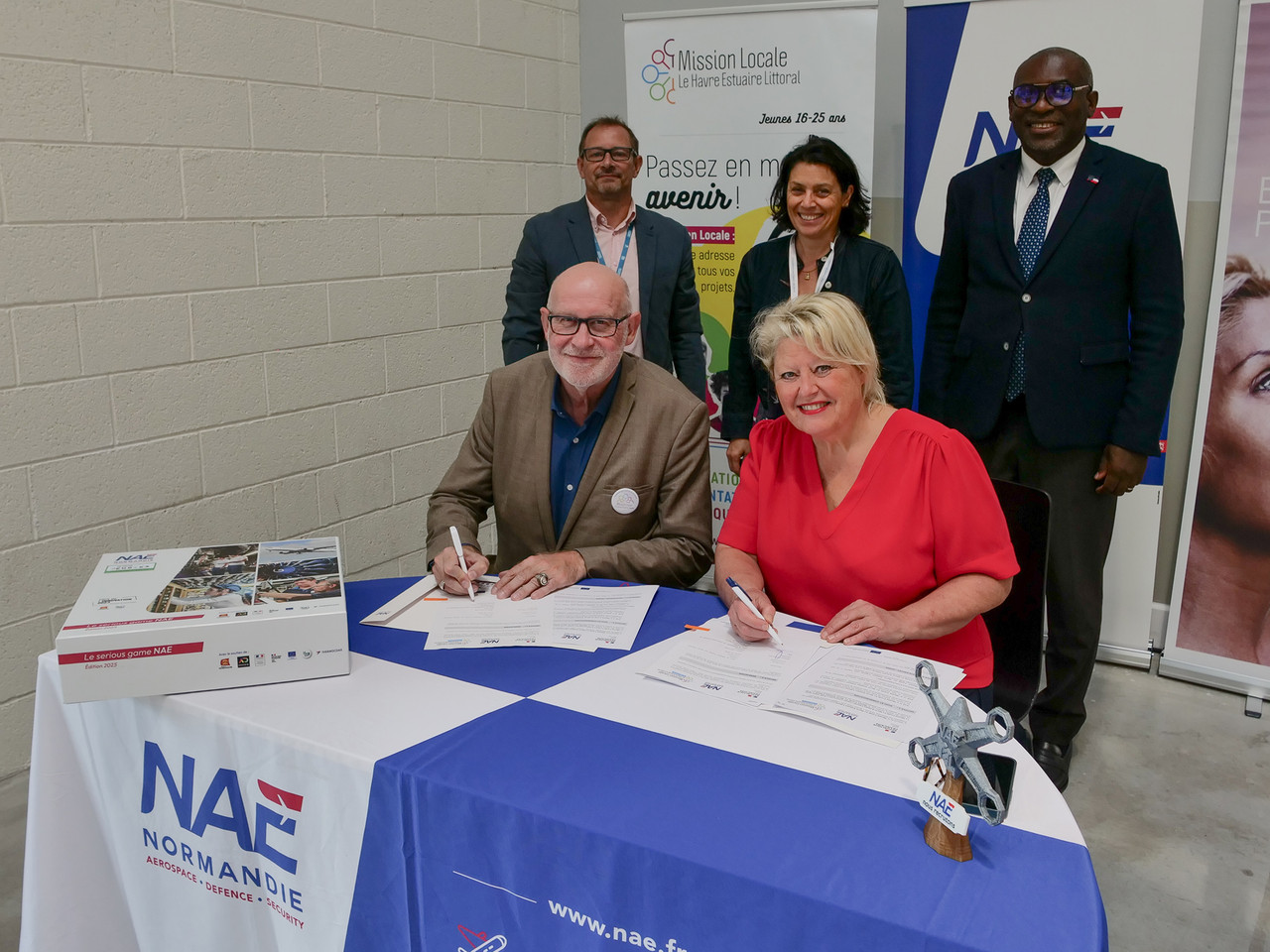 NAE Mission locale Le Havre Signature Convention 1