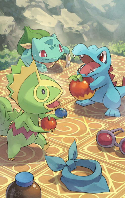 bulbasaur-totodile-and-kecleon-pokemon-a