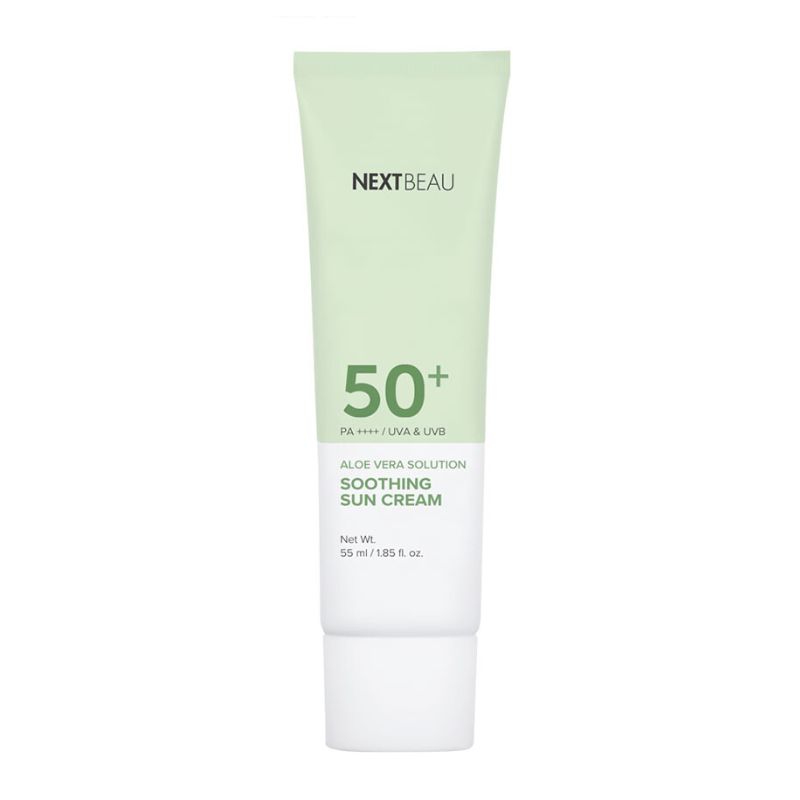 Солнцезащитный крем Nextbeau Sun Cream Aloe Vera SPF50+PAA++++, 55 мл